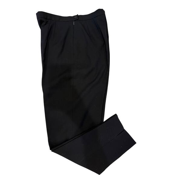 Morgan Taylor Studio Side-Zip Tapered Leg Pants – Black, Size 10 - Picture 2 of 4